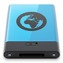 b, blue, server icon