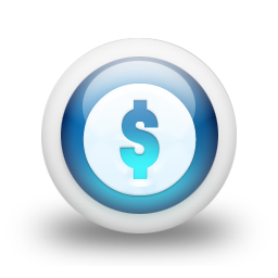 glossy,blue,orb icon