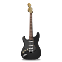 stratocaster,guitar,black icon