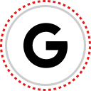 google, logo, social svg vector icon