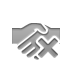 hand,handshake,cross icon