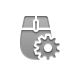 mouse,gear icon