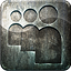 engraved, grunge, highlight, metal, myspace, social media icon