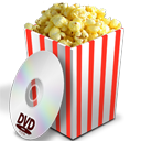 nano,popcorn,simple,dvd icon
