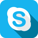 skype svg vector icon