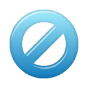 block, blue icon