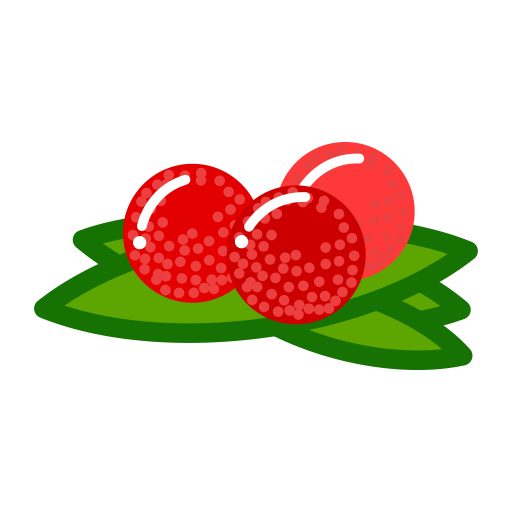 Red Bayberry svg vector icon