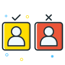 check, employee, job, seeker, unemployee, work svg vector icon