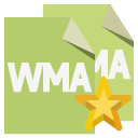 file,format,wma,star icon