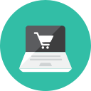 online, shopping svg vector icon