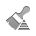 brush,wide,pyramid icon