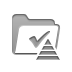 white,list,folder,pyramid icon