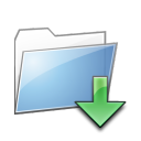 folde,down,descend,download,fall,decrease,descending icon