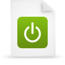 document, file, green, paper icon