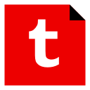 brand, logo, media, social, tumblr svg vector icon