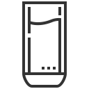 beverage, drink, glass, water svg vector icon