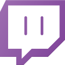 logo, media, social, twitch svg vector icon