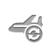 plane,refresh icon
