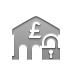 bank,pound,lock,open icon