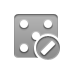 game,dice,cancel icon