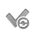 checkmark,refresh icon