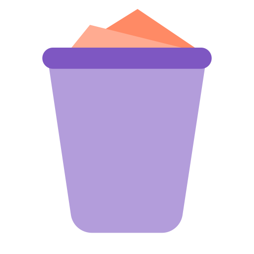 Full Trash svg vector icon