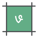 fun, funny video, social video, video, vine svg vector icon