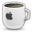apple, coffee, mug, work icon