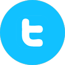 blue twitter, twitter, twitter logo, twitter logo letter icon