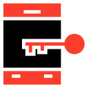 lock, mobile, security, smartphone svg vector icon