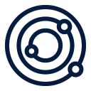 astronaut, astronomy, orbit, science, space svg vector icon