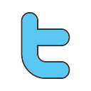 bird, communication, logo, media, online, social, twitter svg vector icon