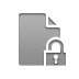 document,lock,open icon