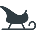christmas, santa, santa claus, slide svg vector icon