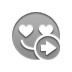smiley,love,right icon