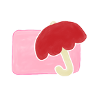 ak, candy, folder, umbrella icon