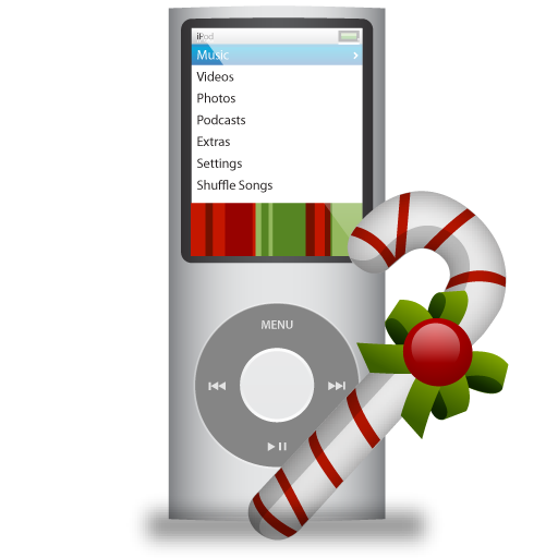 ipod,christmas,xmas icon