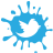 social,media,blot,set,twitter icon