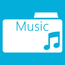 folder, music icon