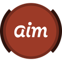 aim, social icon