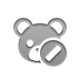 teddy,bear,cancel icon