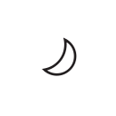 moon svg vector icon