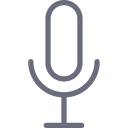 micro, microphone, on, phone, radio, recording svg vector icon