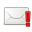 gnome, important, mail, mark icon