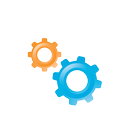 business, chat, cogs, internet, marketing, network, optimization, seo, telephone, thinking icon