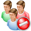 cancel, group icon