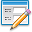 application, edit, form icon
