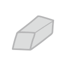 eraser, object, school, student, study svg vector icon