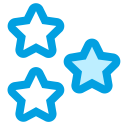 exclusive, rate, stars svg vector icon