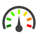 gauge, pressure, reading svg vector icon